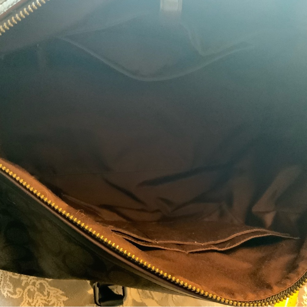 Coach Black Patterned Duffel Bag - image 4